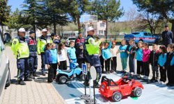 Simav'da öğrencilere trafik eğitimi