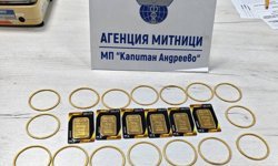 Sınır kapısında 161 bin euro'luk kaçak altın komşuya takıldı