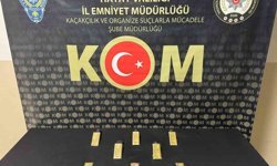 Sırt çantasında 8 kilogram gümrük kaçağı altın taşırken yakayı ele verdi