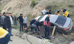 Sivas'ın Suşehri ilçesinde trafik kazası, 3 yaralı