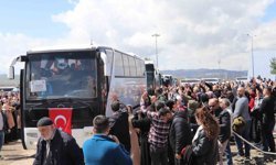 Sivas'ta 312 hacı adayı dualarla kutsal topraklara uğurlandı