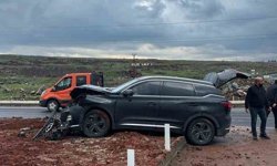 Siverek'te iki otomobil çarpıştı: 8 yaralı