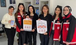 Stajyer öğrencilerden farkındalık çalışması