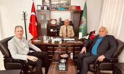 STSO Başkan Vekili Çalapkulu, Ziraat Odası Başkanı Günbat ile bir araya geldi