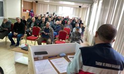 Tavşanlı'da üreticilere bitki koruma eğitimi