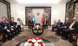 TBMM Başkanı Kurtulmuş, Kazakistan Parlamentosu Meclis Başkanı Koşanov ile görüştü