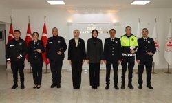 Tercan'da Polis Haftası etkinlikleri kapsamında ziyaretler gerçekleştirildi