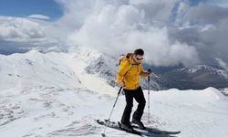 Tomarza'da yeni kayak rotası keşfedildi
