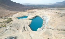 Tomarza'nın doğa harikası Mavi Göl, görenleri etkiliyor