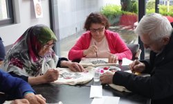 Ümraniye'de Litvanya'dan gelen katılımcılardan Aktif Yaşam Merkezi'ne ziyaret