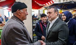 Vali Sözer esnaf ve vatandaşla buluştu