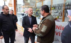 Vali Varol'dan esnafa ziyaret