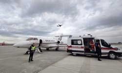 Van'da 2 günlük bebek için ambulans uçak havalandı