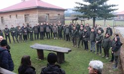 Yarışmada ter döktüler