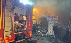 Yozgat'ta hurdacıda çıkan yangın söndürüldü