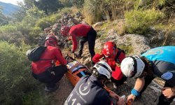 Yürüyüş yaparken, ayağı kırılan şahıs kurtarıldı