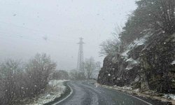 Zigana Dağı'nın yüksek kesimlerinde Nisan ayının ortasında lapa lapa kar süprizi