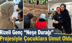 Rizeli Genç “Neşe Durağı” Projesiyle Çocuklara Umut Oldu