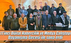 11'inci Dijital Habercilik ve Medya Çalıştayı Dayanışma Gecesi ile sona erdi