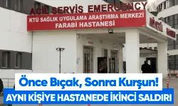 Trabzon'da hastanede dehşet bıçaklanan adam acilde kurşunlandı