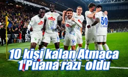10 Kişi kalan Çaykur Rizespor 1 puana razı oldu