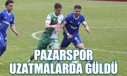 Pazarspor uzatmalarda güldü