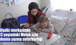 Diyaliz merkezinde 13 yaşındaki Melek için okuma yazma seferberliği