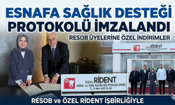 Esnafa sağlık desteği protokolü imzalandı