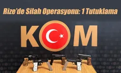 Rize’de Silah Operasyonu: 1 Tutuklama