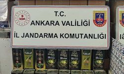 Ankara'da bir buçuk ton kaçak zeytinyağı ele geçirildi
