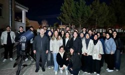 Astronomi Kulübü üç gün süren gökyüzü gözlemi düzenledi