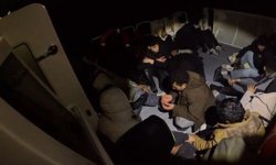 Aydın'da 20 düzensiz göçmen kurtarıldı