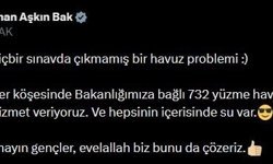 Bakan Bak'tan Marmaris Belediyesindeki havuz sorununa tepki
