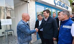 Başkan Mandalinci'den saha gezilerine yoğun mesai