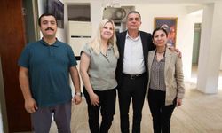 Başkan Şimşek personelle bayramlaştı