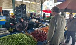 Başkan Subaşıoğlu pazar esnafı ve vatandaşlarla buluştu