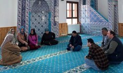 Bayburt'ta engelli vatandaşlar camide buluştu