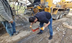 Bayburt'ta hazır beton tesisleri denetlendi