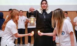Bayburt'ta hemşirelik öğrencileri için üniforma giyme töreni düzenlendi