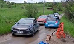 Bolu'da tatilciler köy yollarında yoğunluğa sebep oldu