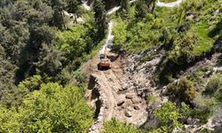 Bozdoğan'da Madran Yayla yolunda çalışmalar tamamlandı