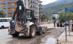 Bozdoğan'da yağışın izleri siliniyor