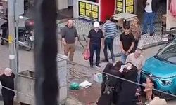 Bursa'da dilencilerin 'yer kavgası' kamerada