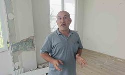 Çatlaklardan ışık görülen apartmanda korku dolu yaşam