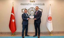 Ceza ve Tevkifevleri Genel Müdür Yardımcısı Kocakale'den İzmir Cumhuriyet Başsavcısı Yeldan'a ziyaret