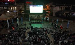 Çorum FK taraftarları play-off maçını dev ekrandan izledi