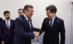 Cumhurbaşkanı Yardımcısı Yılmaz, Romanya Cumhurbaşkanı Dan'la görüştü