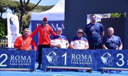 Denizlili milli sporcu Roma'da iki gümüş madalya kazandı