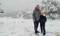Denizli'nin yüksek kesimleri mayıs ayında beyaz gelinliğini giydi