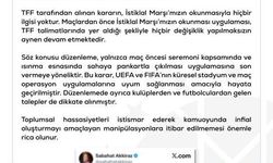 DMM'den maçlarda İstiklal Marşı uygulanması kaldırıldı iddialarına yalanlama